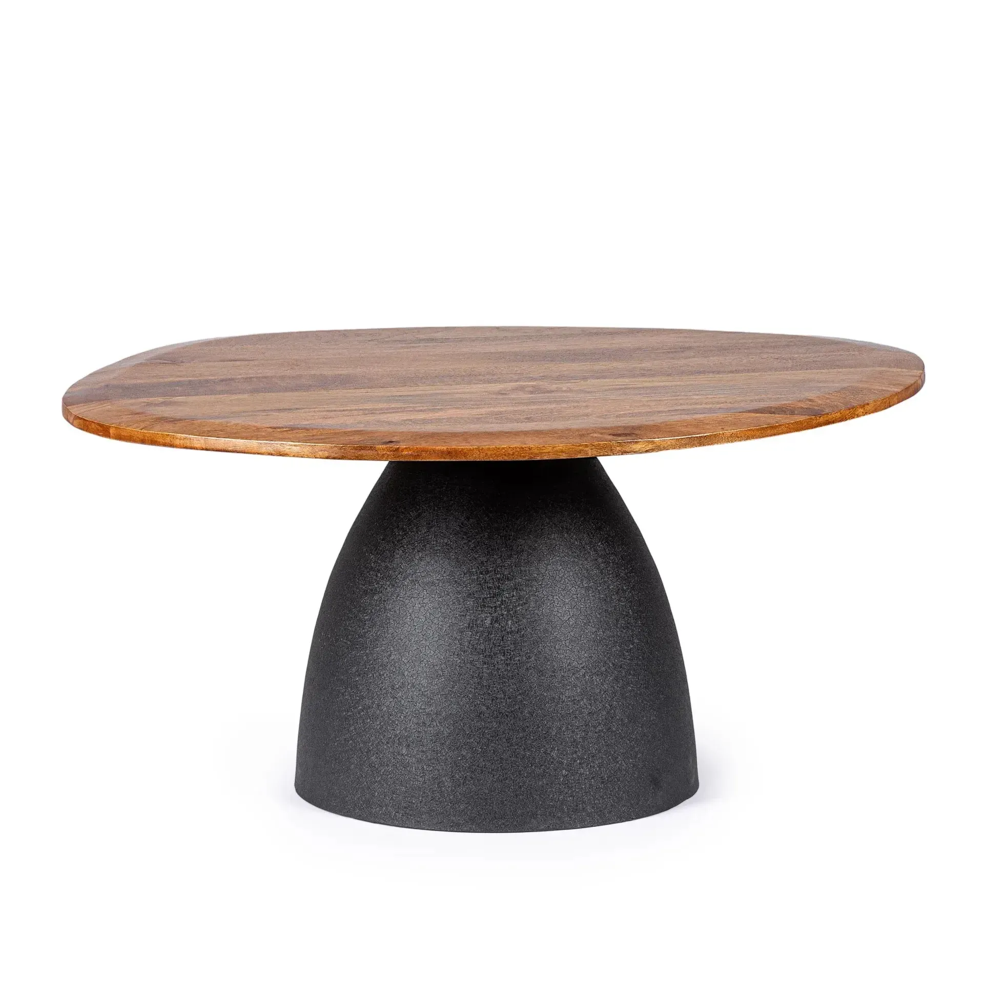 Stolik kawowy STANLEY Bizzotto czarny drewno + stal 86x76x40