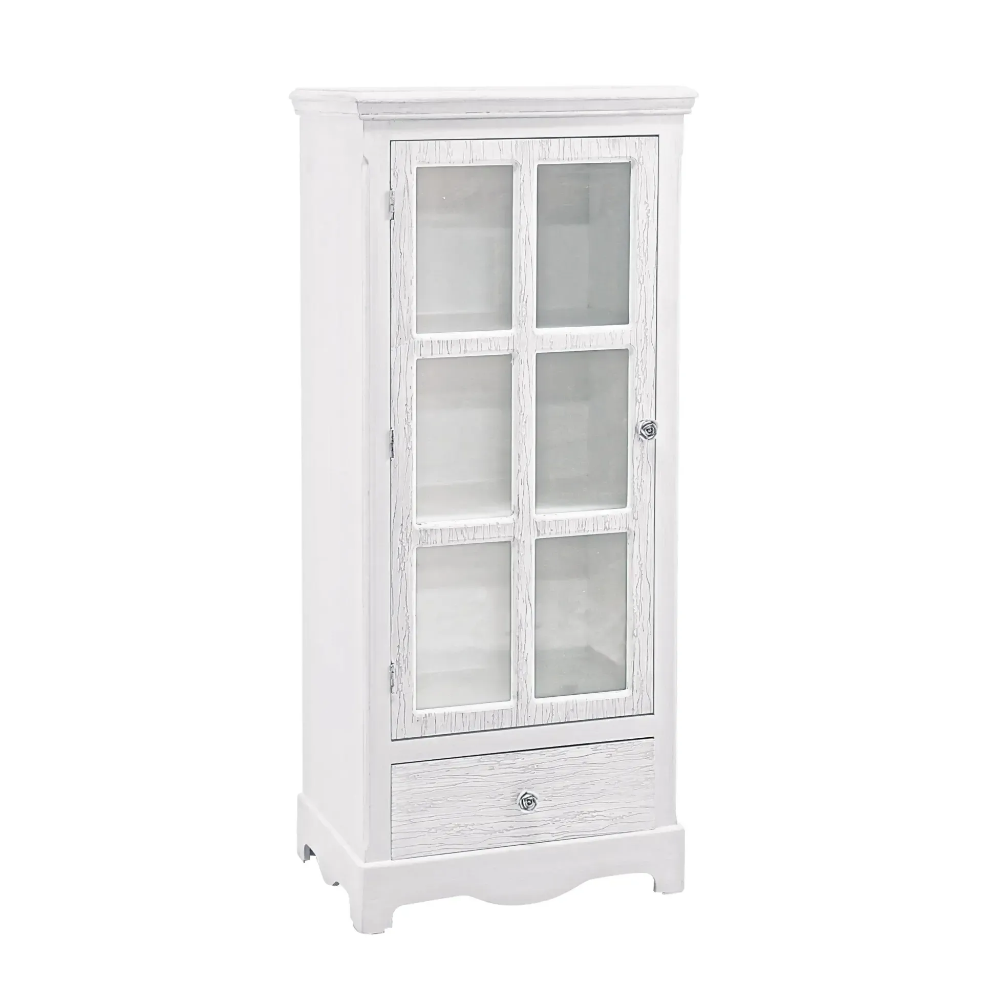 Witryna BLANC Bizzotto biała MDF 48,5x32x114