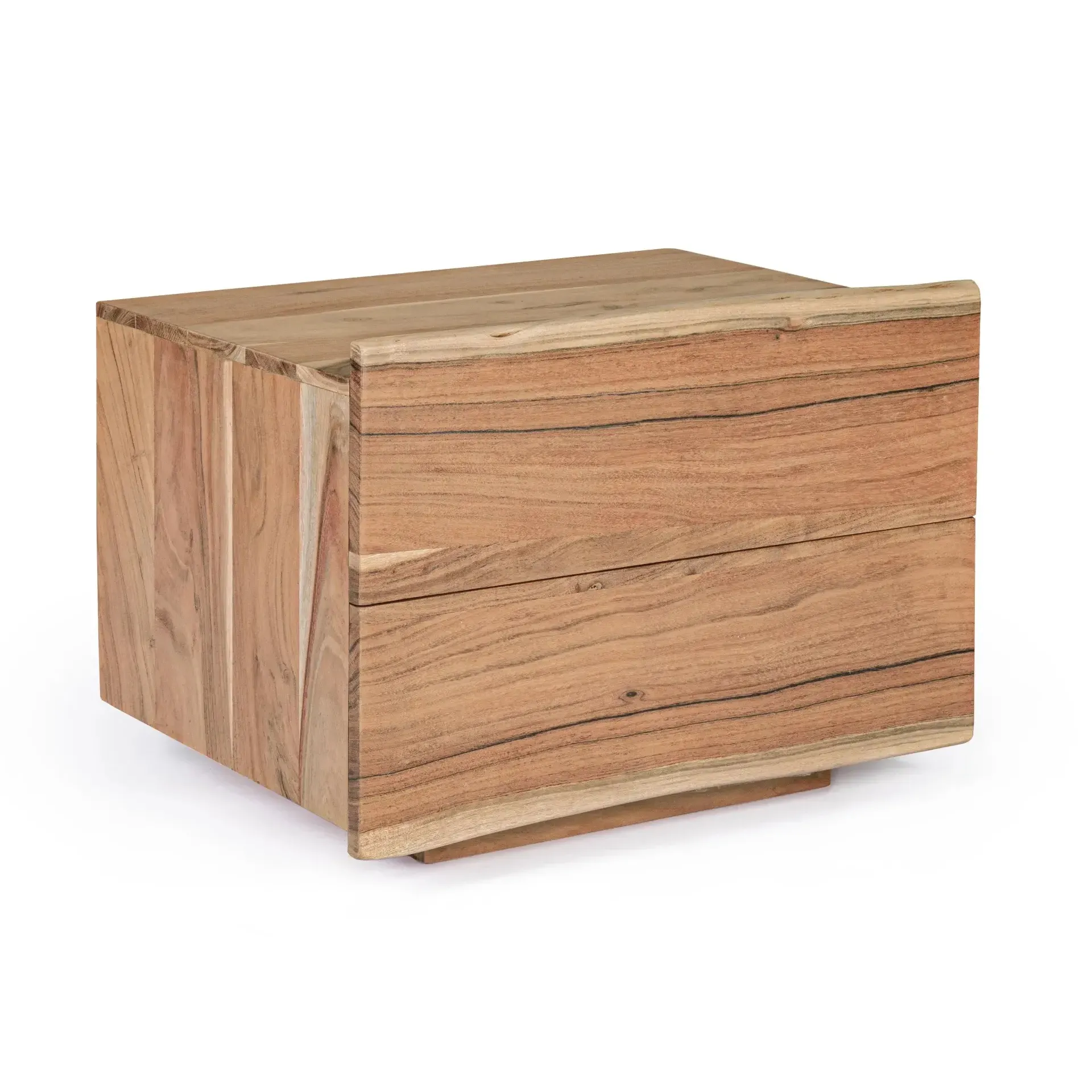 Szafka nocna ARON Bizzotto naturalna drewniana 60x45x45