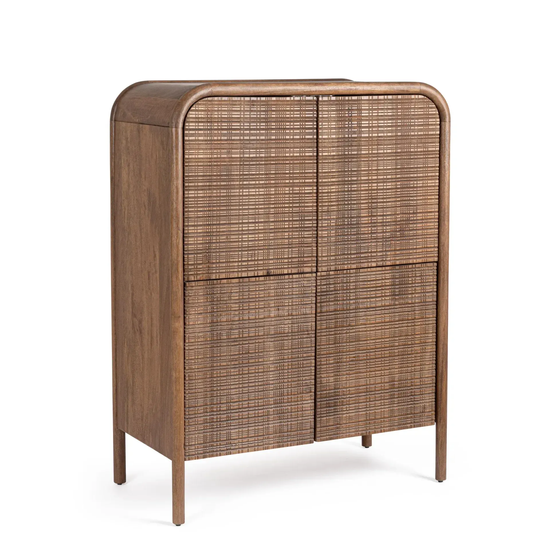 Komoda SANAT Bizzotto naturalna drewniana 90x45x120