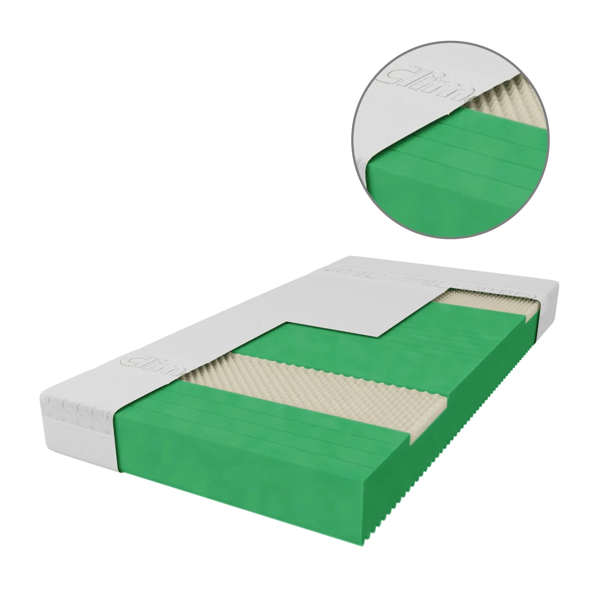 Materac Foam Royal - Royal Green - 200x200