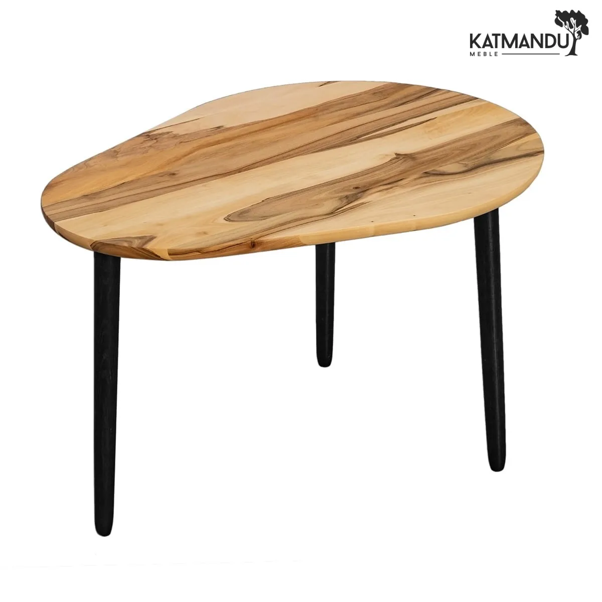 Stolik kawowy z drewna orzechowego Awokado