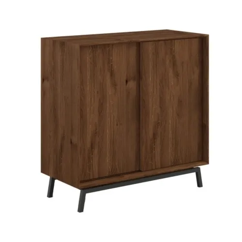 Komoda dębowa z barkiem tabacco Modern Loft