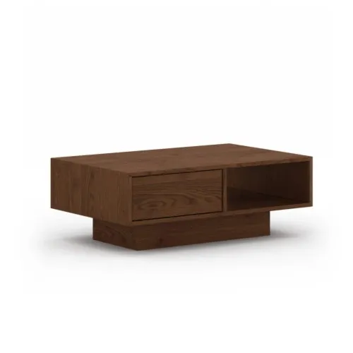 Ława dębowa z szufladą olejowana tabacco Collodi