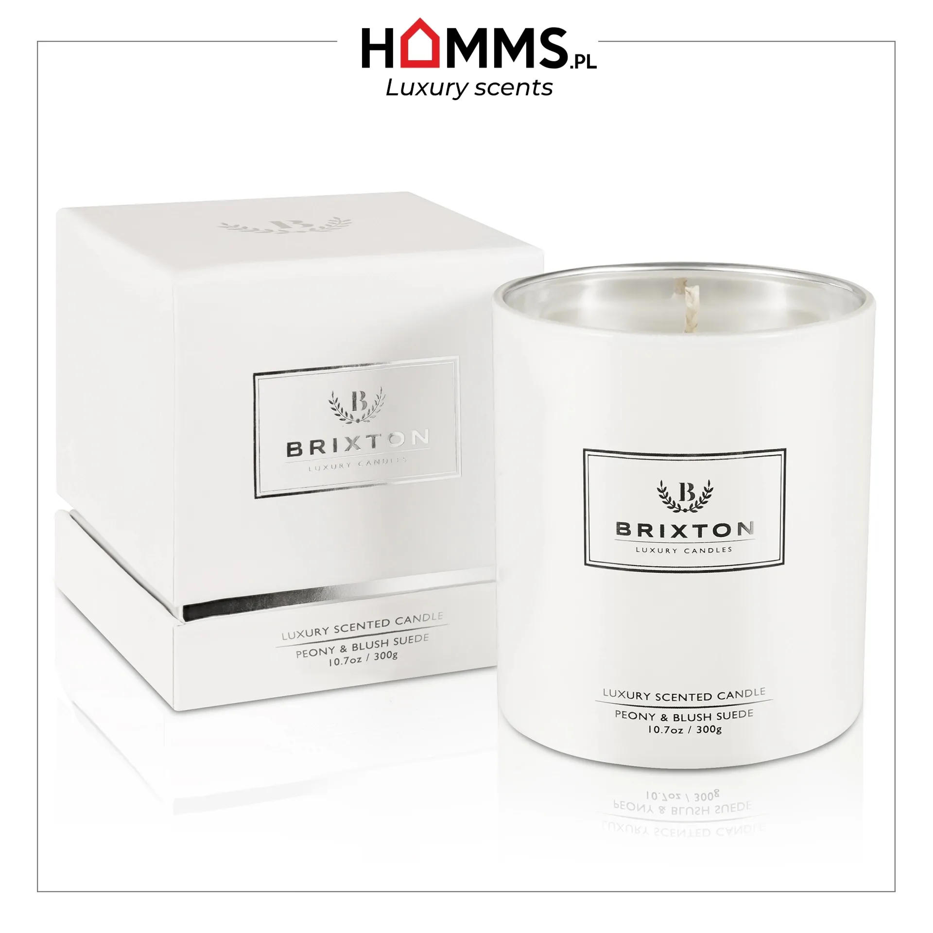 Świeca zapachowa BRIXTON 300g Peony & Blush Suede