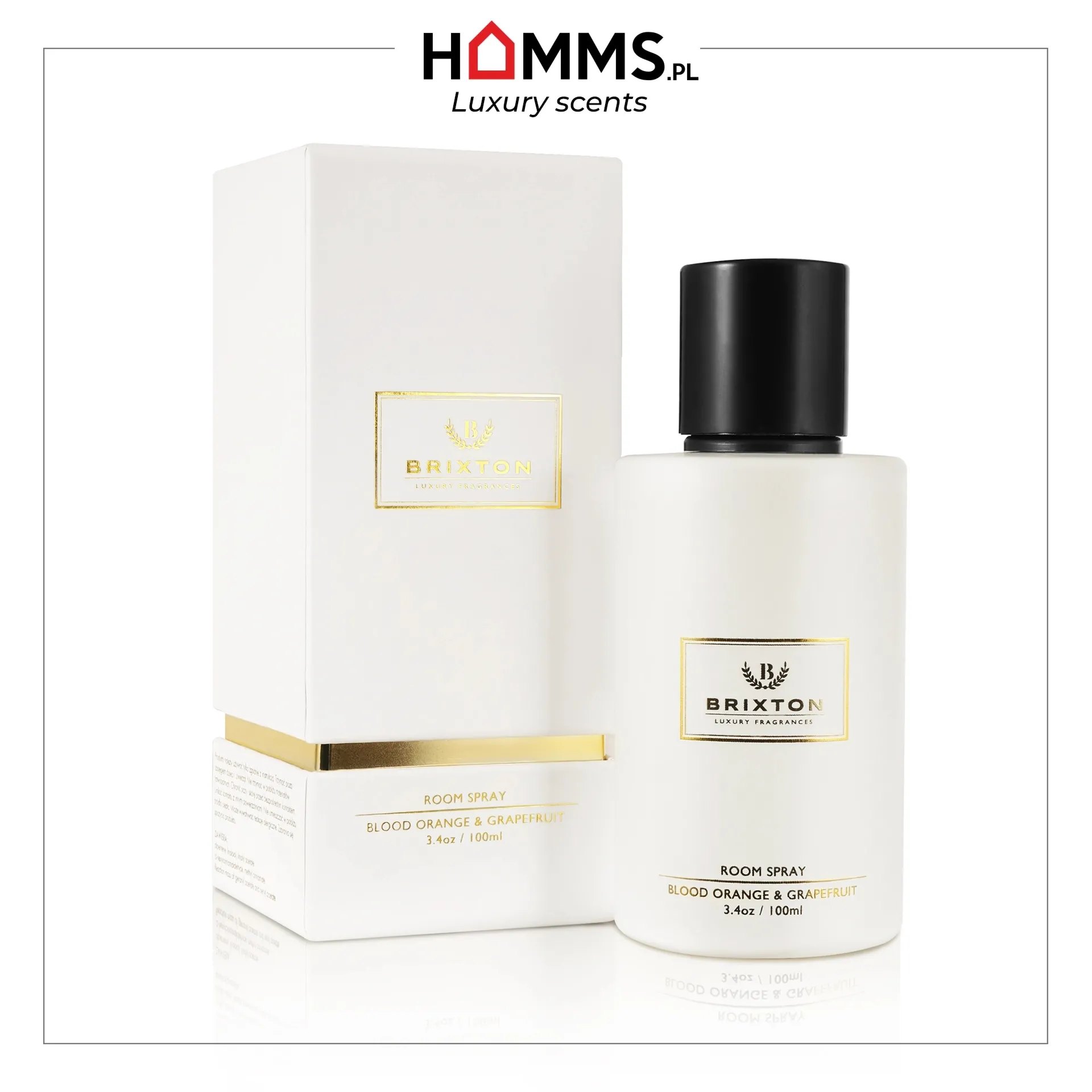 Room Spray mgiełka zapachowa BRIXTON 100ml Blood Orange & Grapefruit