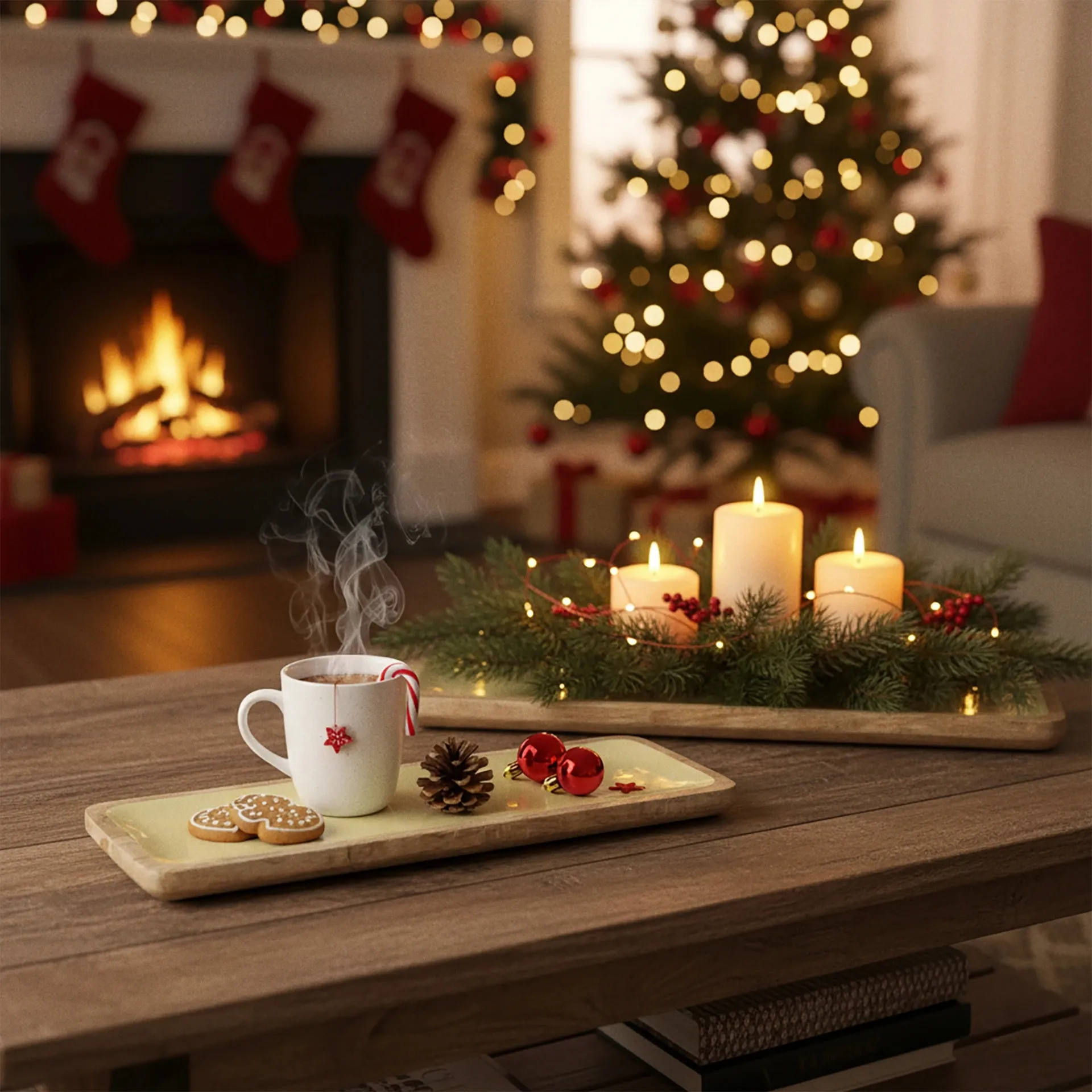 Zestaw 2 prostokątnych żółtych tac THARA Bizzotto