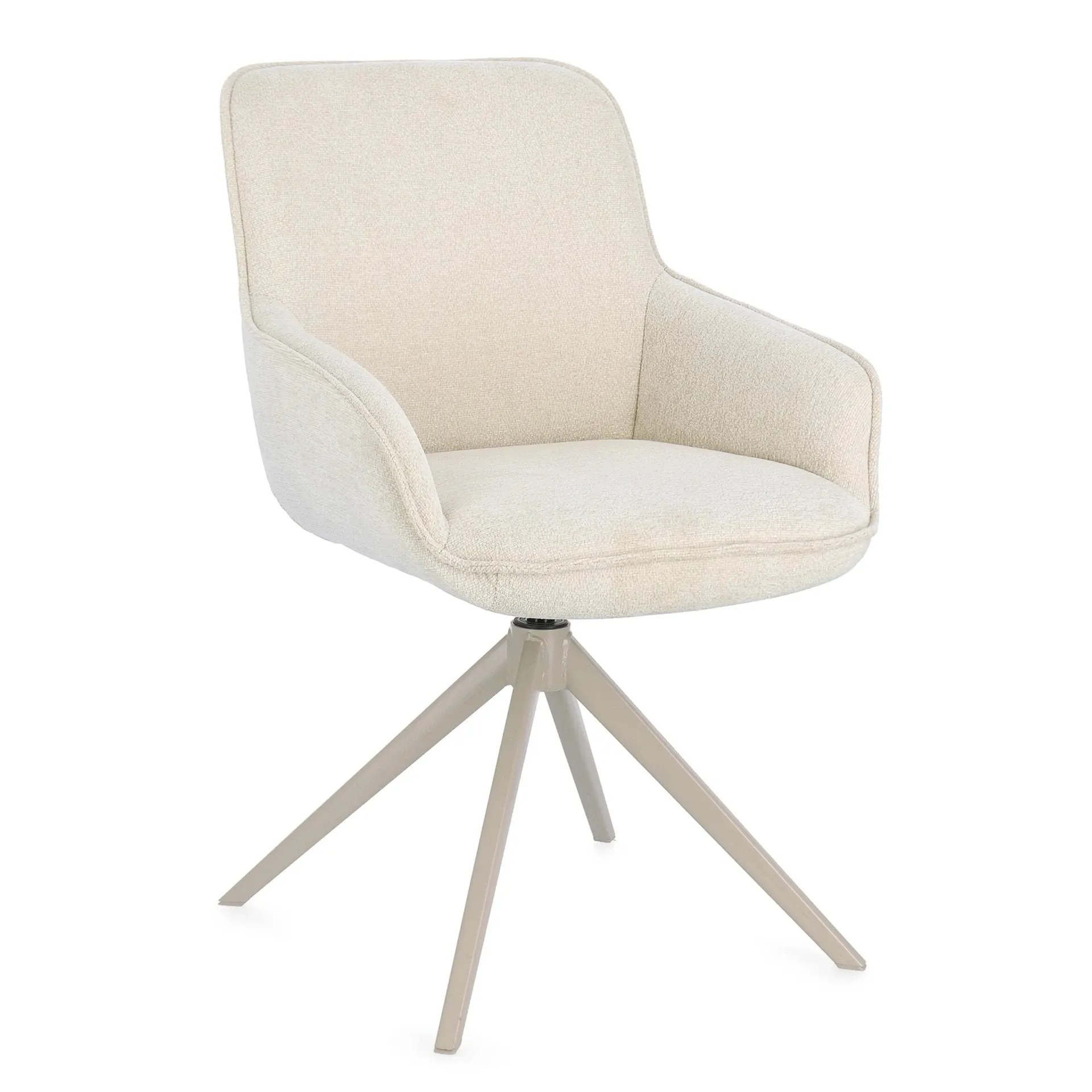 Krzesło obrotowe tapicerowane Matilda Moon Bizzotto